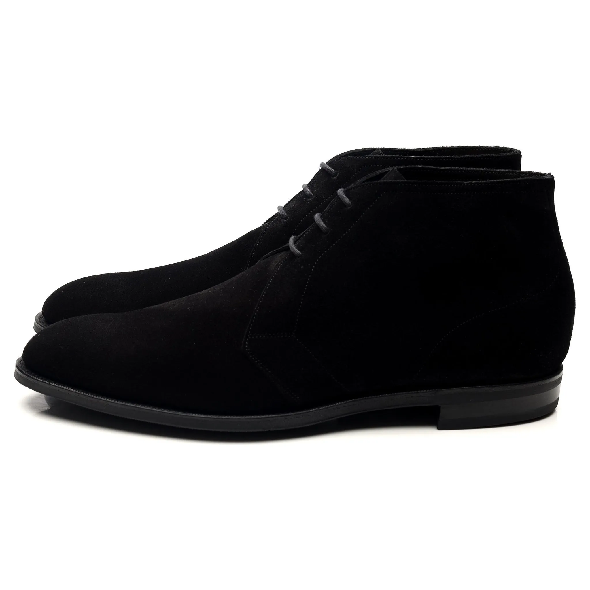 'Shanklin' Black Suede Chukka Boots UK 9 E