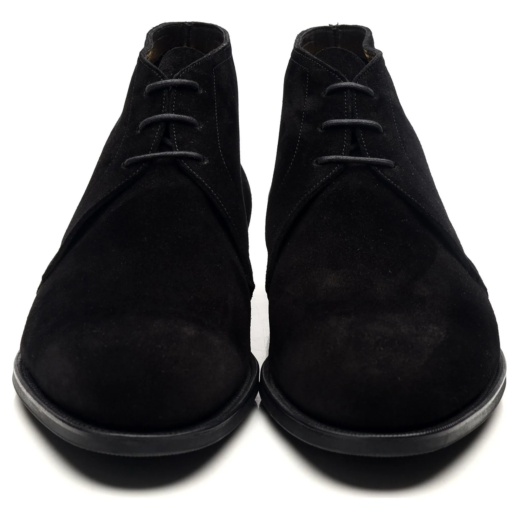 'Shanklin' Black Suede Chukka Boots UK 9 E