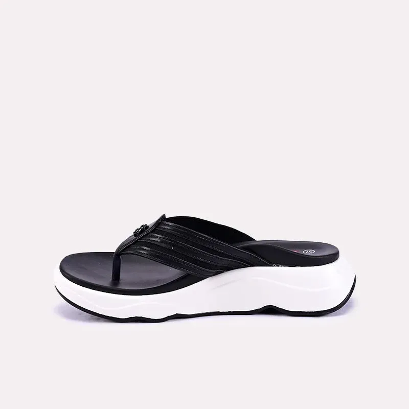 Sky Black Comfy Flip Flops 0412680