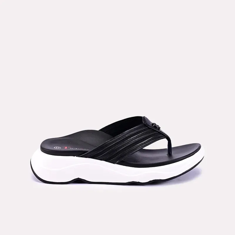 Sky Black Comfy Flip Flops 0412680