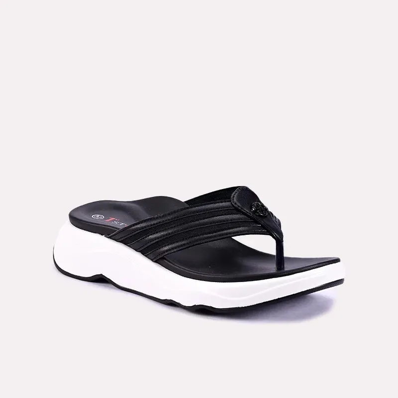 Sky Black Comfy Flip Flops 0412680