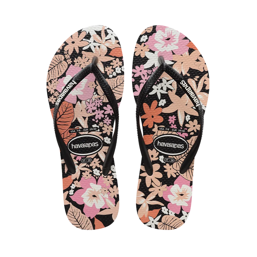 Slim Ditsy Bloom Flip Flops