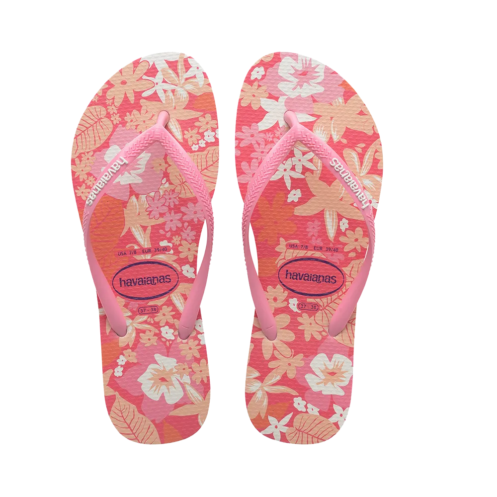 Slim Ditsy Bloom Flip Flops