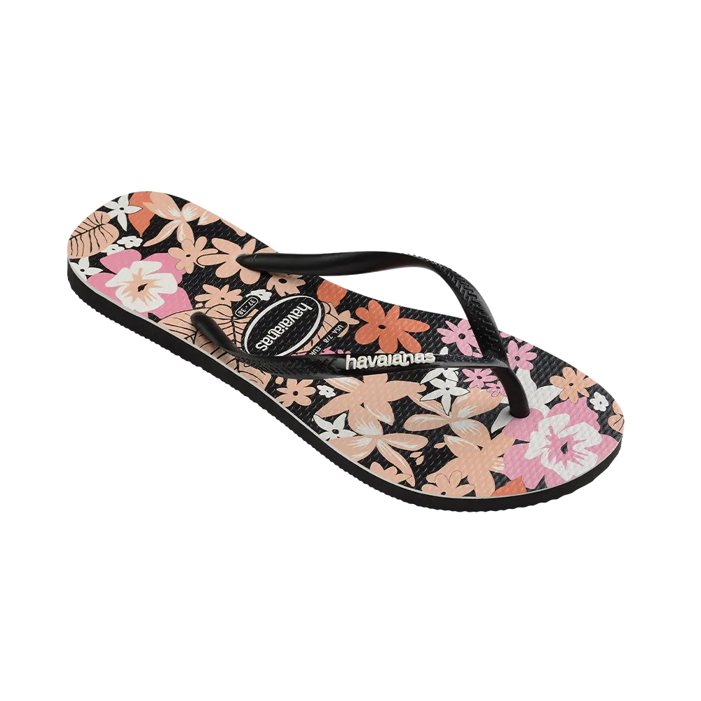 Slim Ditsy Bloom Flip Flops