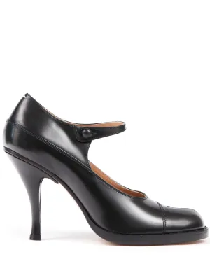 Tabi Heels - Patent Black