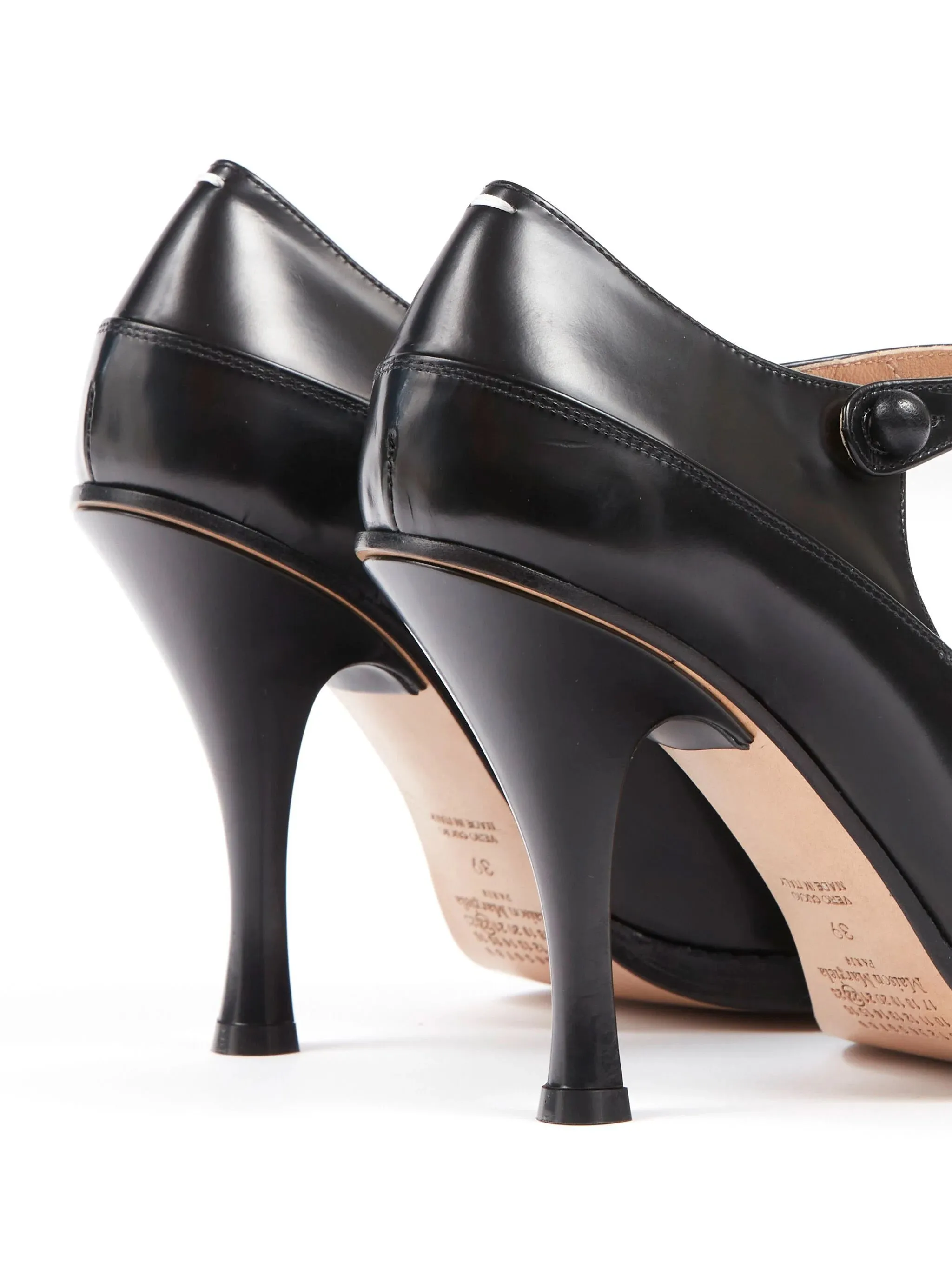 Tabi Heels - Patent Black