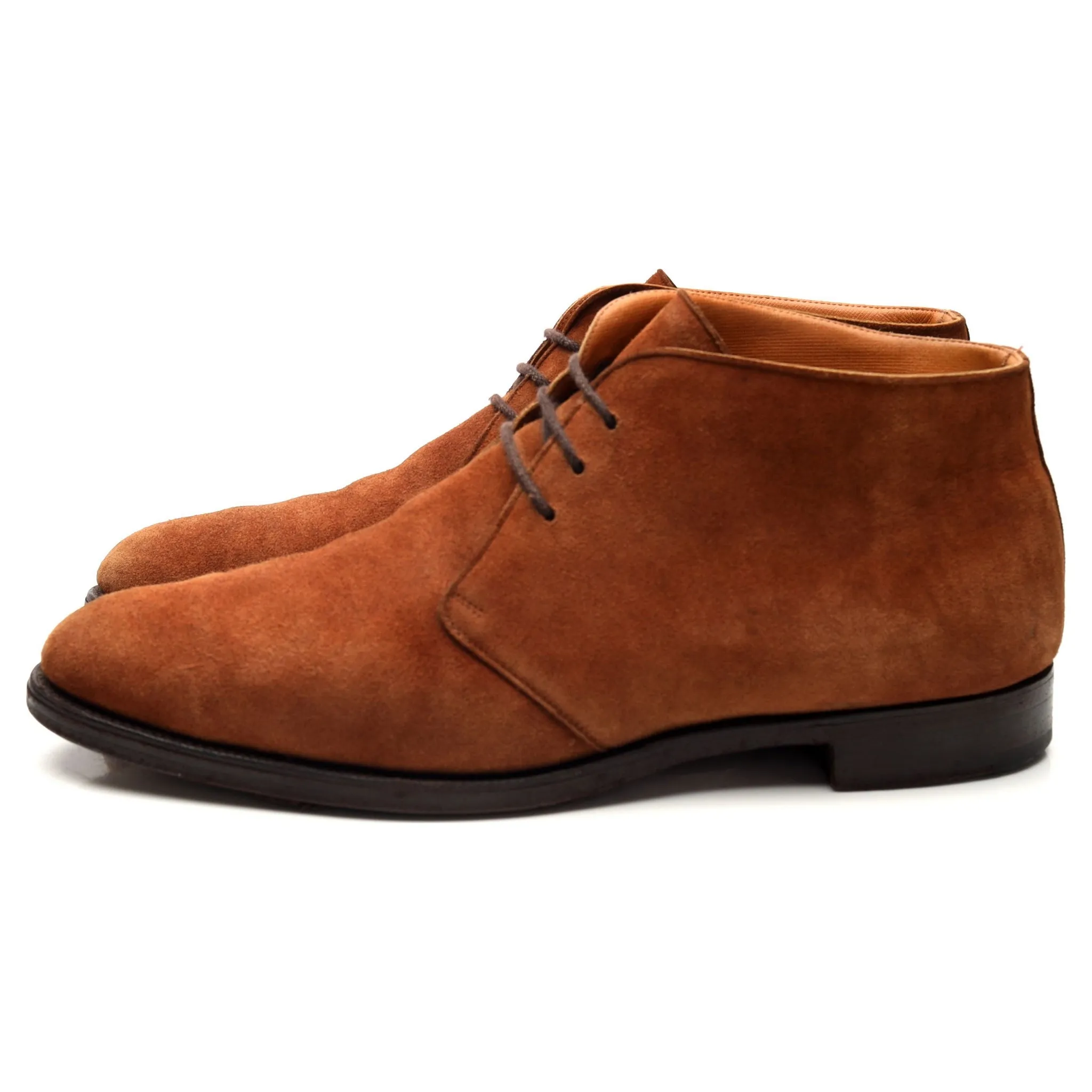 Tan Brown Suede Chukka Boots UK 9 E