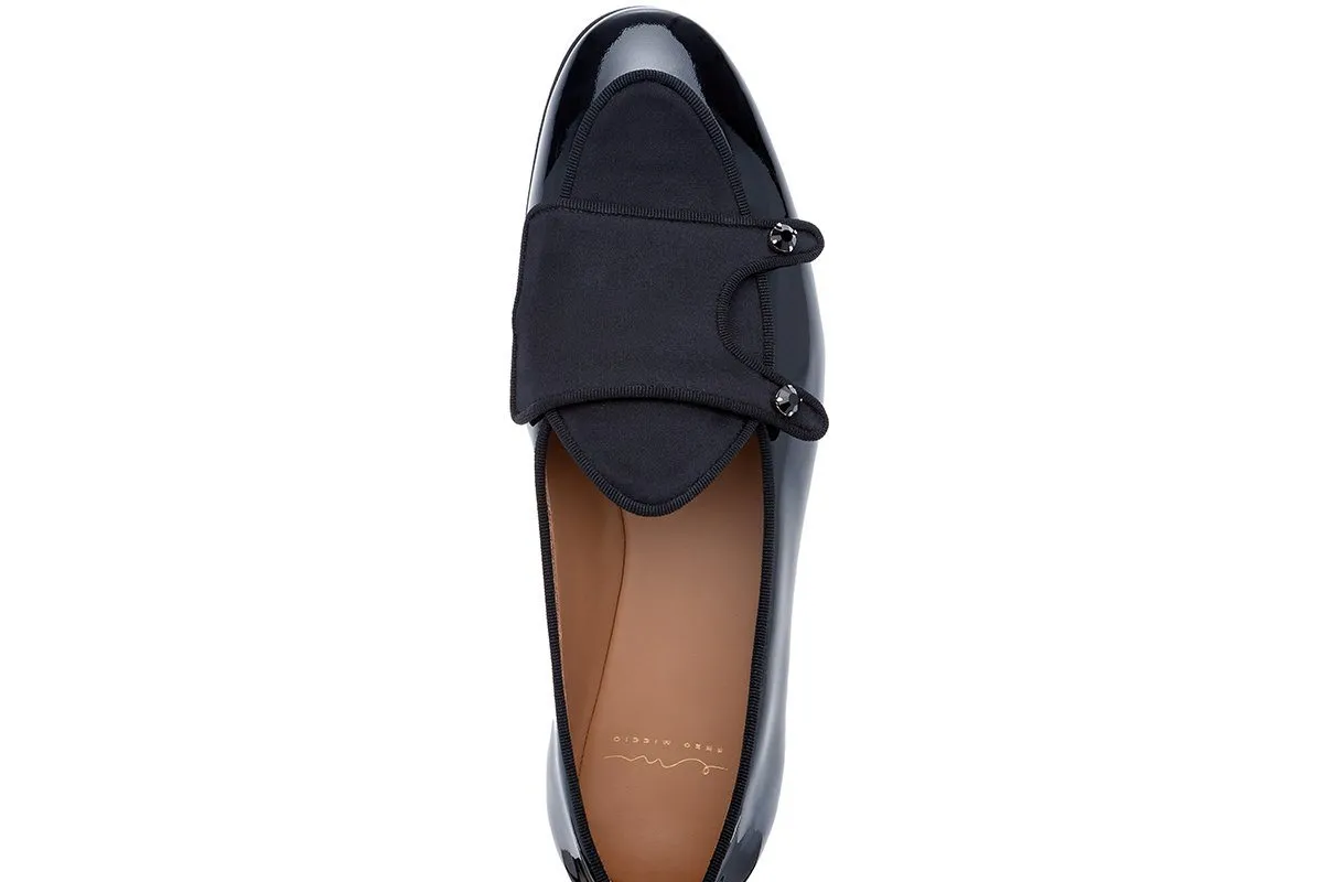 TANGERINE 7 MULTI BLACK BELGIAN LOAFERS