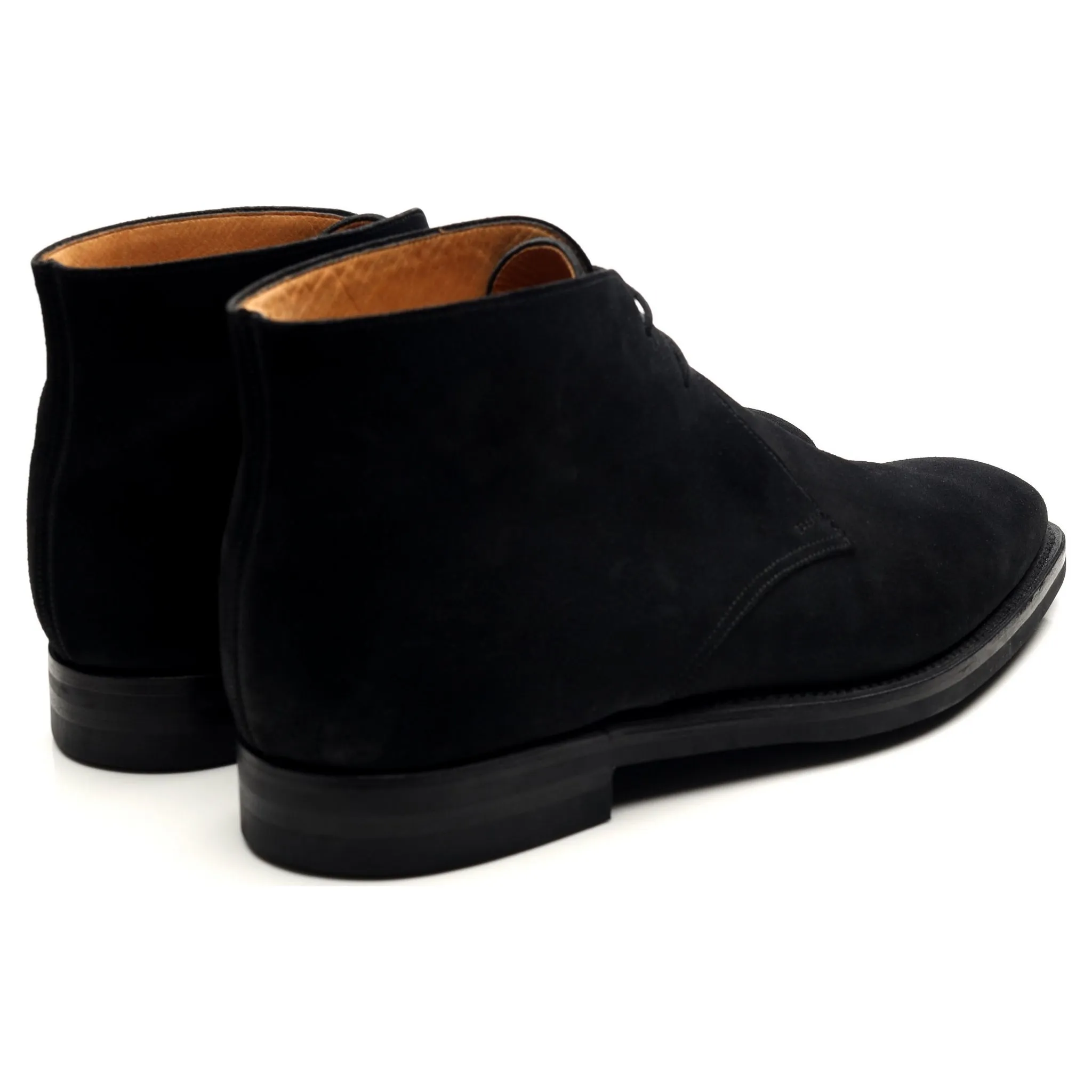 'Tetbury' Black Suede Chukka Boots UK 9 E