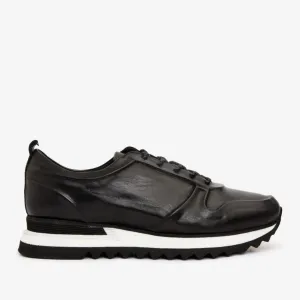 The Barnett Black Leather Men Sneaker Final Sale!