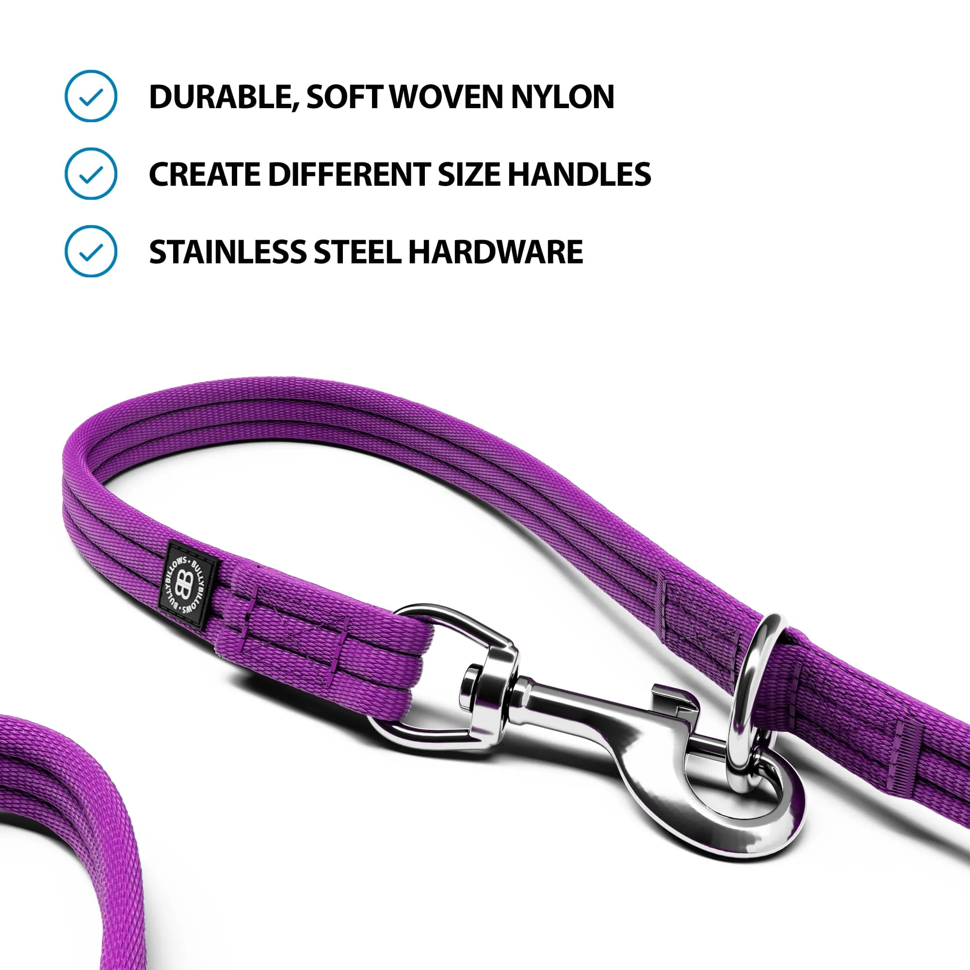 Training Double Ended Dog Lead | 2m Length -  Purple