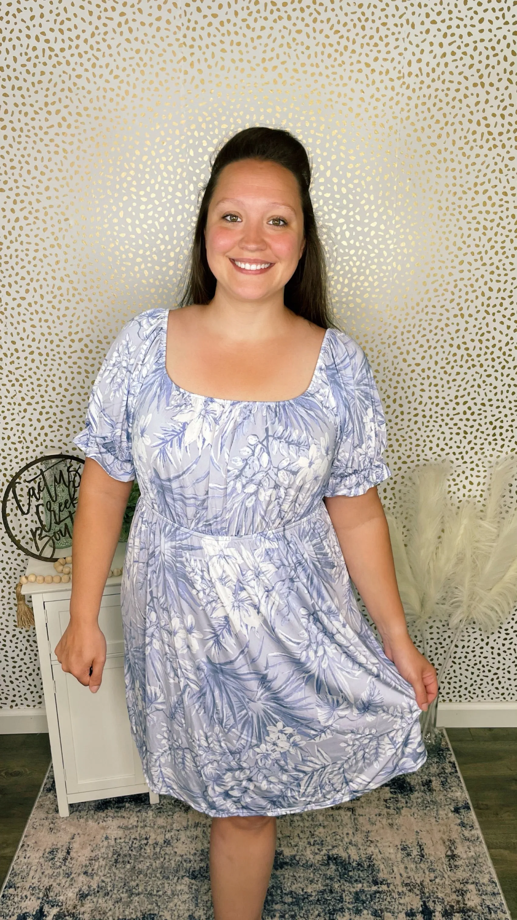 Tropical Lavender Dress