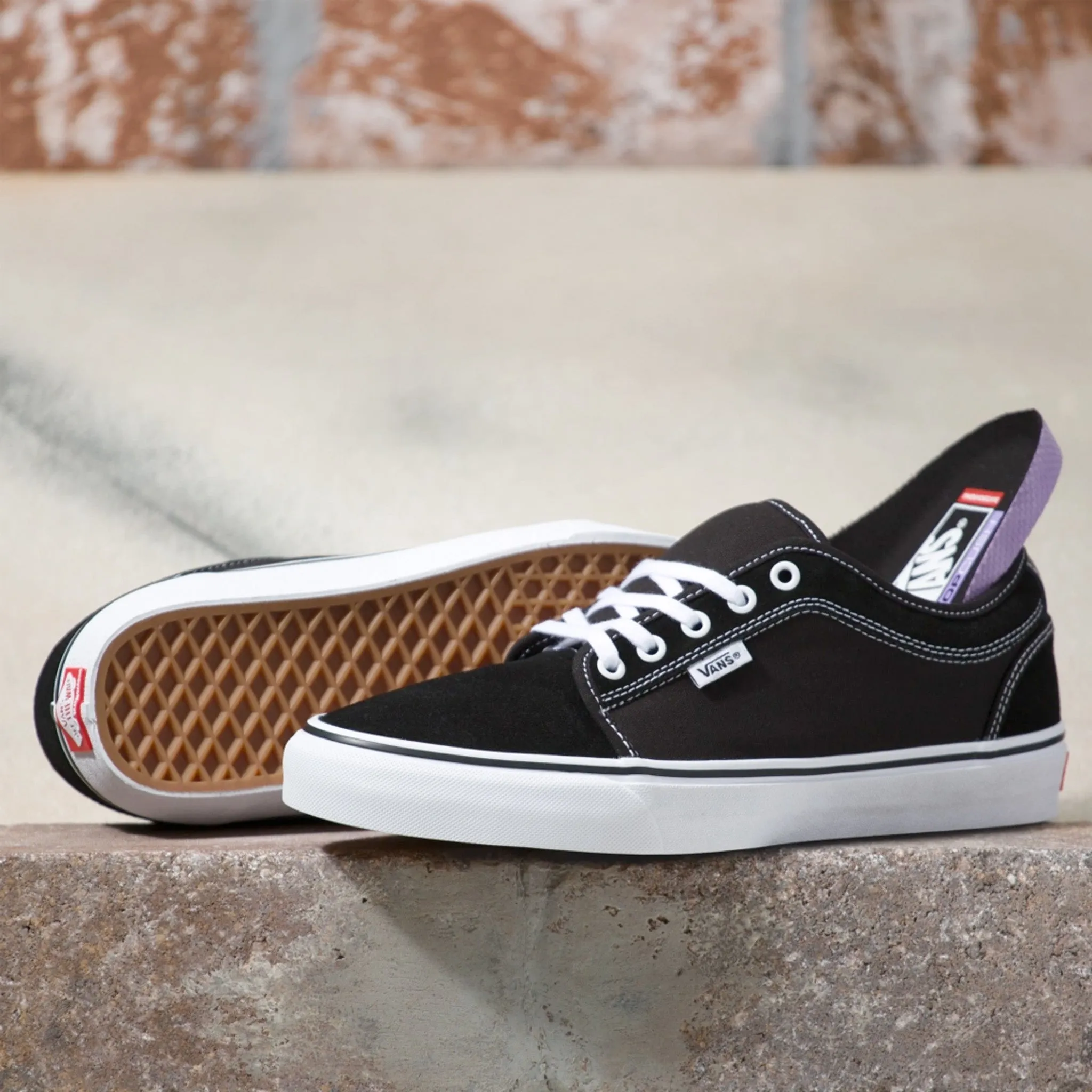 Vans Skate Chukka Low Black/White Sale