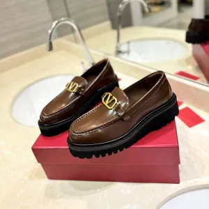 Vlogo Signature Brown Calfskin Loafer