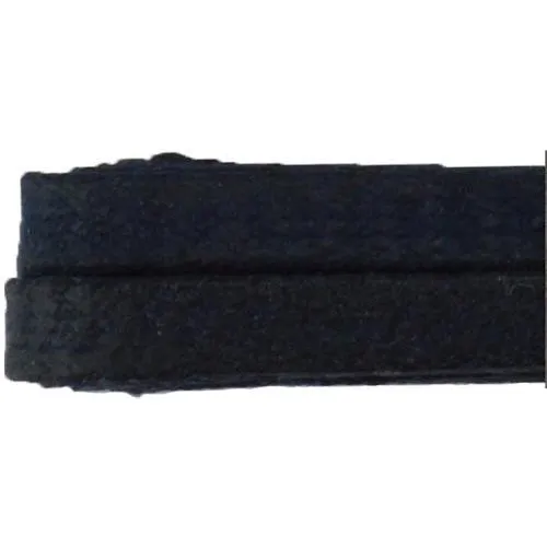 Waxed Cotton 1/4" Flat Dress Laces Custom Length with Tip - Navy Blue (1 Pair Pack) Shoelaces