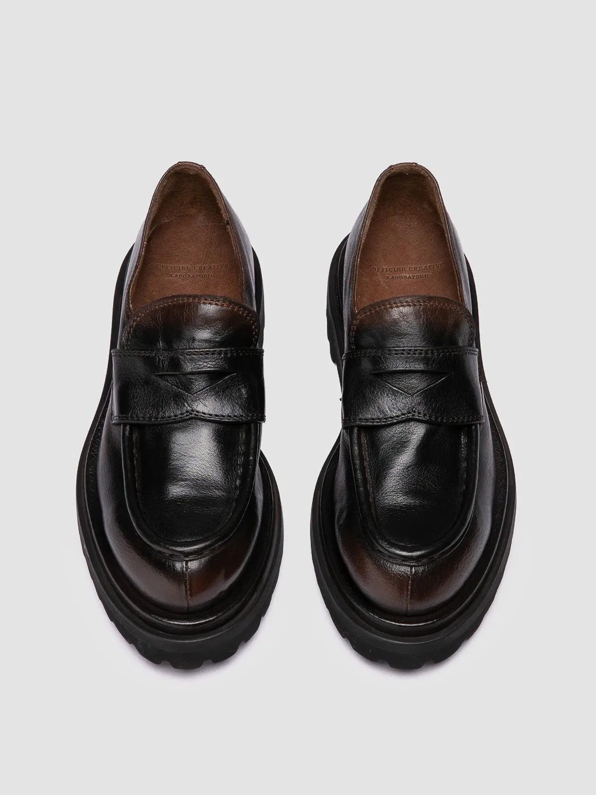 WISAL DD 101 - Brown Leather Loafers