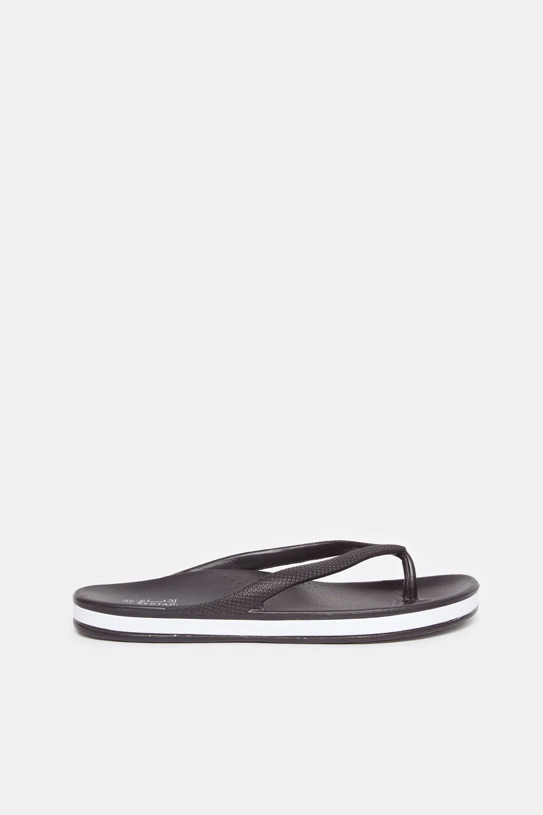 Women Black Solid Flip Flop