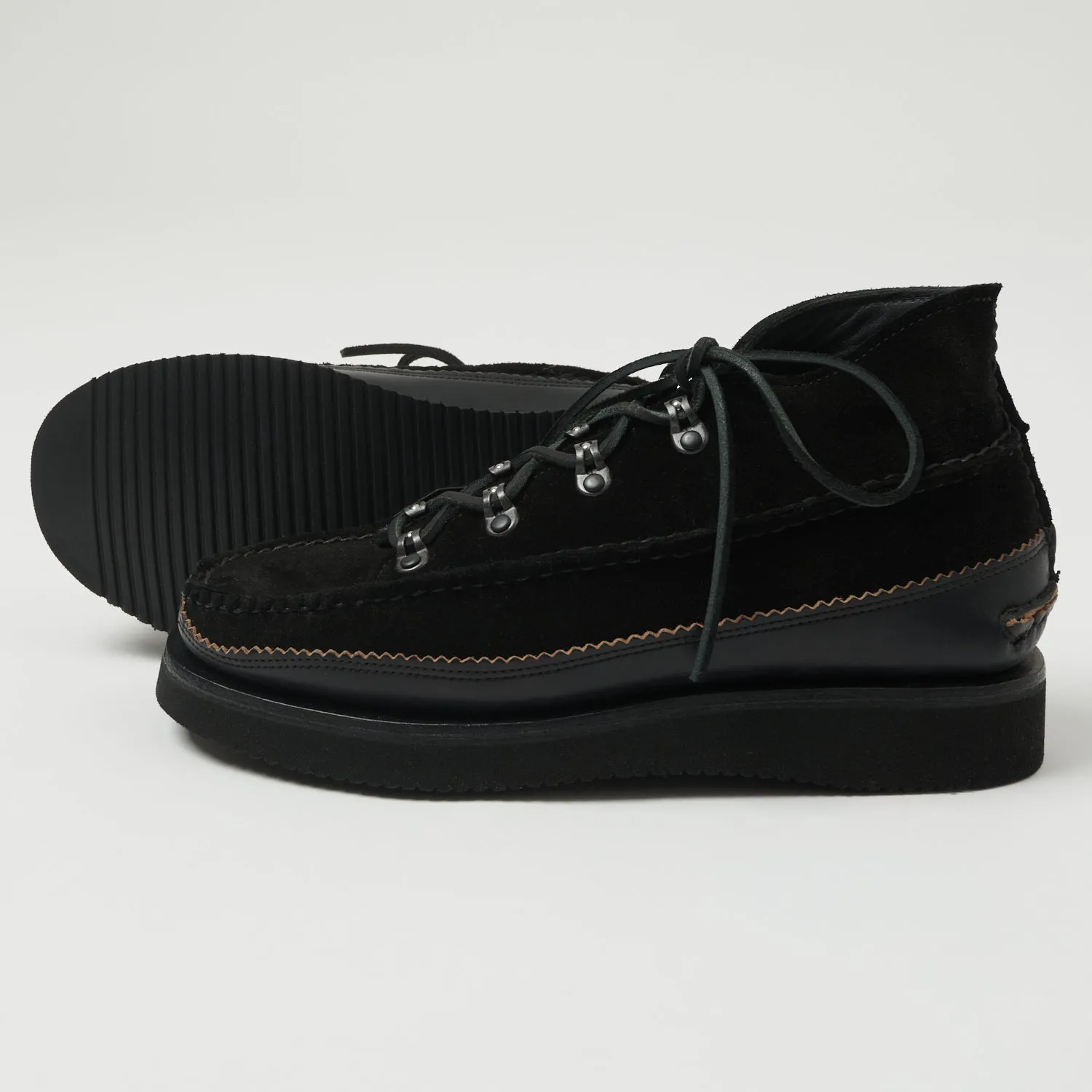 Yuketen Handsewn Tokyo DB Chukka w/21 Boot - FO Nero x G Black