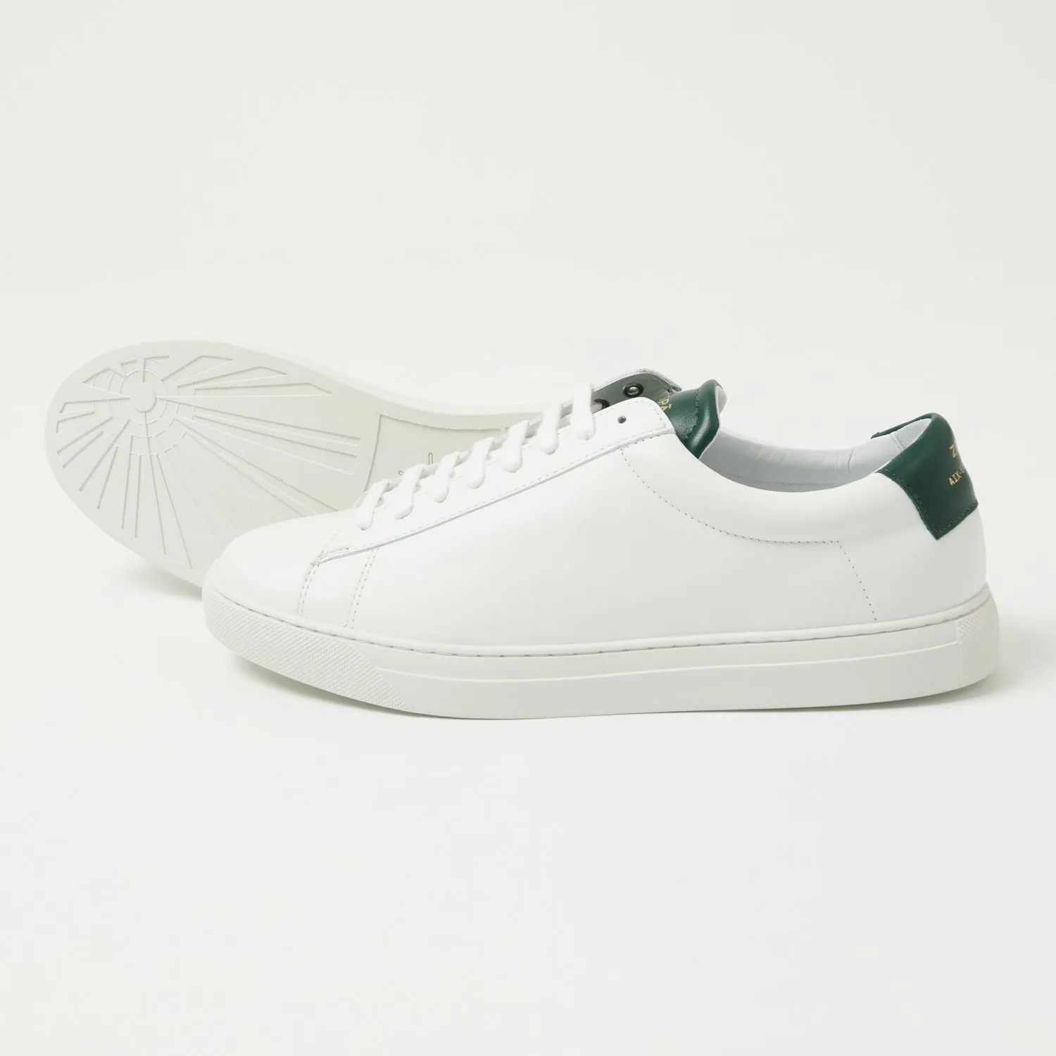 Zespa ZSP4 Sneaker - White/Dark Green